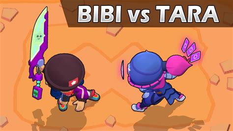 I just got bibi from the shop, she's too overpowered! BIBI vs TARA🔥 | 1vs1 | Brawl Stars | Nuevas Skins - YouTube