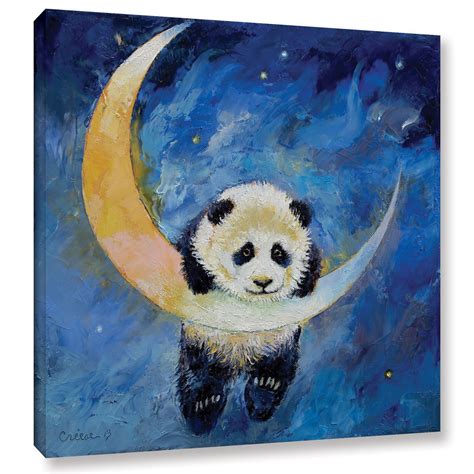 Michael Creeses Panda Stars Gallery Wrapped Canvas Is A High Quality