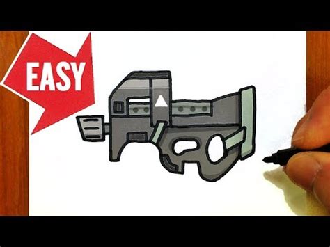 Jolly art negi is easy drawing channel of fortnite characters, pickaxe, weapon, emote, and so on. How to draw Fortnite gun【Compact SMG】Easy & Cute drawing ...