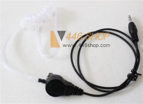 Kenwood Dual Use Headset D Shaped Ear Hook With Acoustic Air Tube Mic