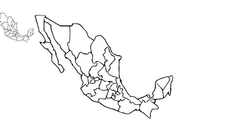 Mapa De Mexico Dibujos Images
