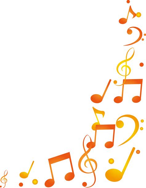 Music Notes Border Clipart