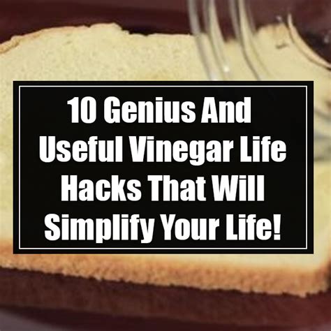 10 Genius And Useful Vinegar Life Hacks That Will Simplify Your Life