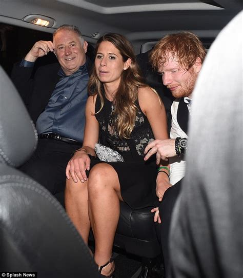 Ed Sheeran Looks Worse For Wear As He Leaves Party With Girlfriend