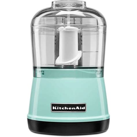 Kitchenaid 35 Cup Food Chopper In Ice Blue Kfc3511ic The Home Depot