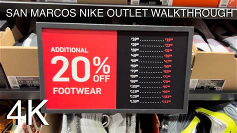 San Marcos Nike Outlet Walkthrough Youtube