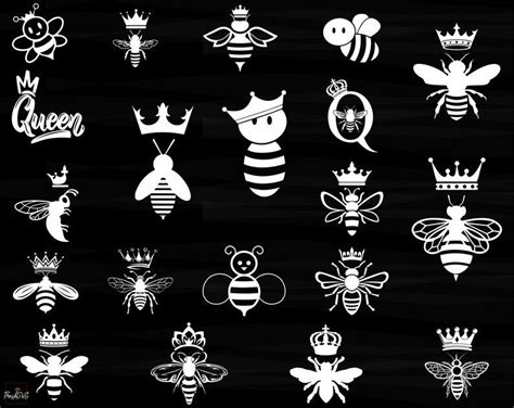 queen bee svg queen bee bundle svg queen bee silhouette etsy bee silhouette bee clipart