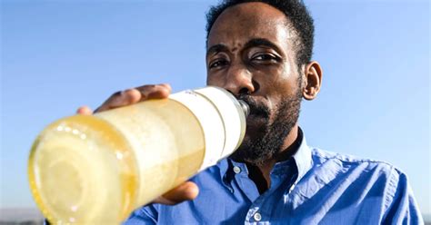 Man Drinks Pint Of Aged Urine Every Day And Claims He Feels Happier And Smarter Cover