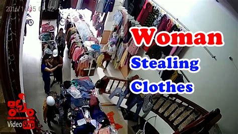 Woman Stealing Clothes Youtube