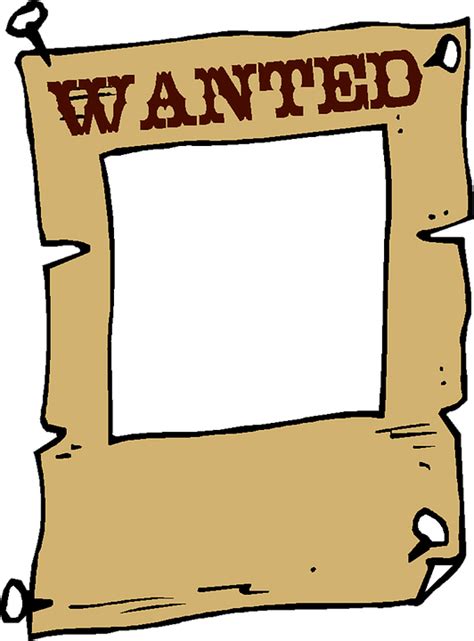 Download Wanted Frame Clip Art Royalty Free Stock Illustration Image