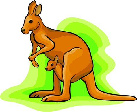 Jumping Kangaroo Clipart Free Images Wikiclipart