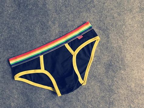 Brand Pinky Senson Sexy Mens Underwear Rainbow Belt Briefs Gay Panties Man Fashion Gay Underwear