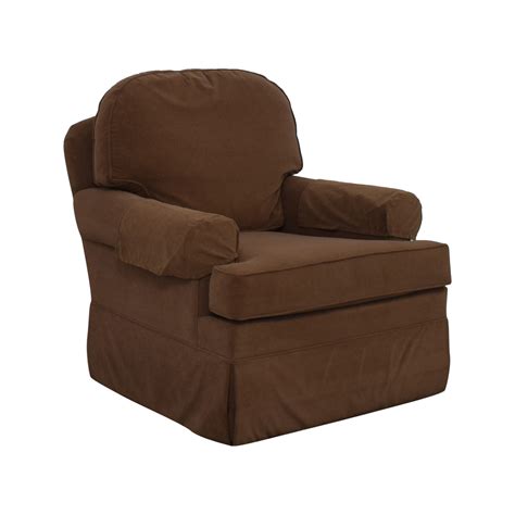The fabric does not drape nicely and it. 90% OFF - Ethan Allen Ethan Allen Devonshire Swivel Glider ...