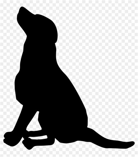 Clipart Sitting Dog Silhouette Vector Free Transparent Png Clipart