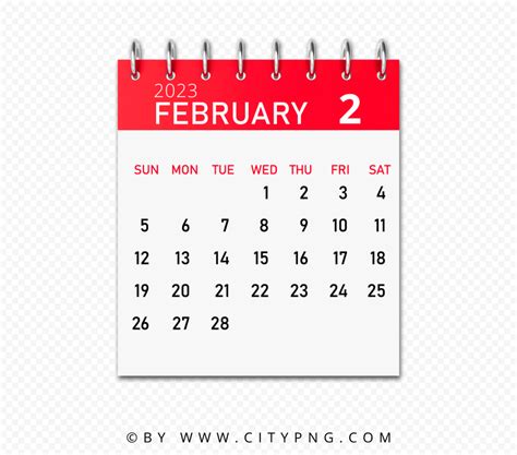 February 2023 Calendar Planner Template Vector Design 15119069 Clip