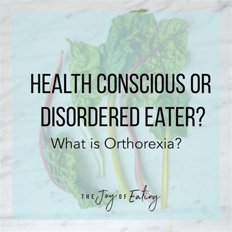 Health Conscious Or Eating Disorder Take This Orthorexia Quiz