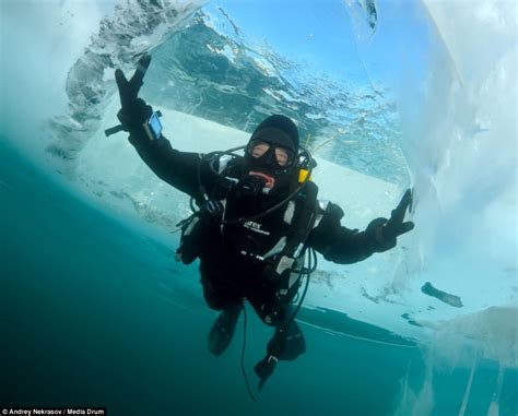 Photographer Andrey Nekrasov Captures Divers In Lake Baikal Daily