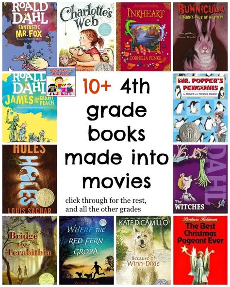 Read These Books Before You Watch The Movie Grade Book 4th Grade