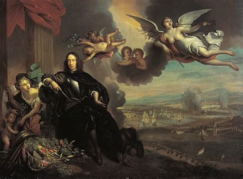 The Apotheosis Of Cornelis De Witt With The Raid On Chatham In The