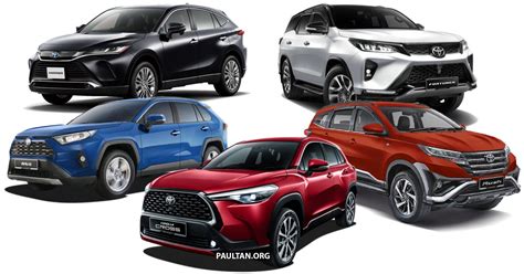 Toyotas Suv Line Up Explained See Where Rush Corolla Cross