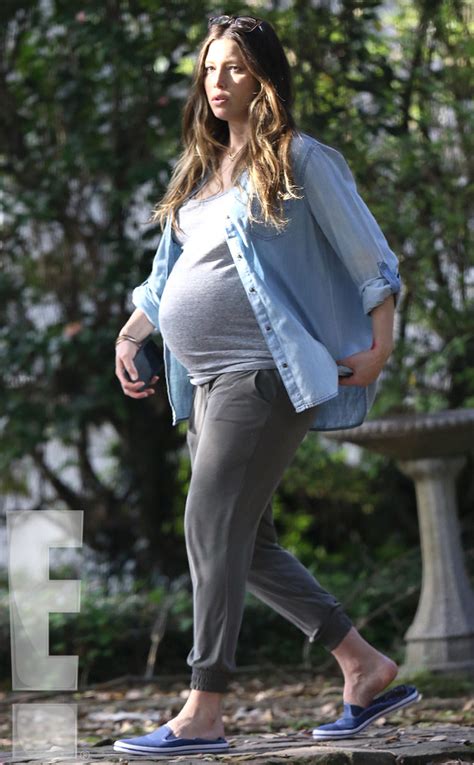 Jessica Biel Is Ready To Pop Pregnant Star Returns To Work—and Her