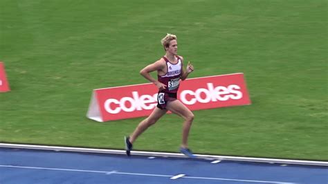 1500m u20yrs men final australian athletics championships olympic park sydney 2 04 2019 youtube