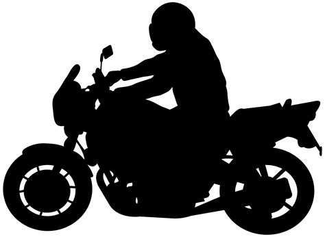 motorcycle silhouette clip art biker silhouette png clip art image png download 8000 5842