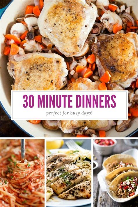 best 30 minute dinner recipes easy midweek meals 30 minute dinners recipes 30 minute meals