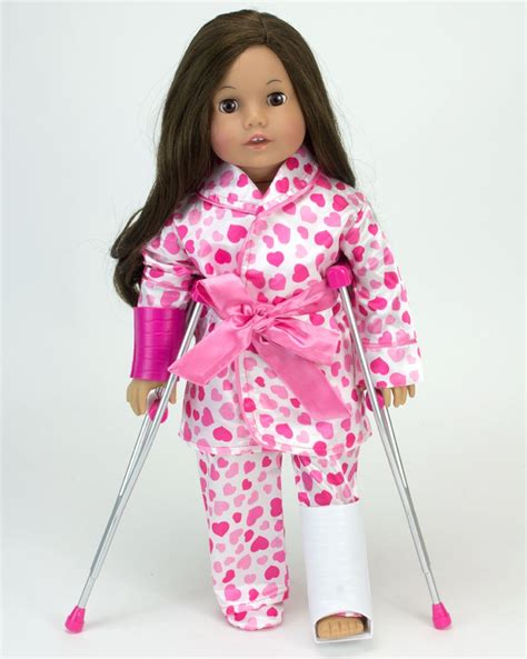 sophias 18 doll crutches dolls and accessories cast and bandage set sophia s heritage collection