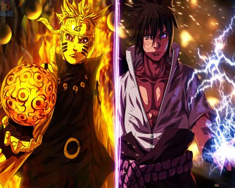 Sasuke Uchiha And Naruto Uzumaki 2k Wallpaper Download