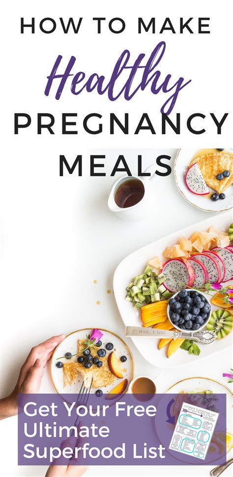 learn this easy meal planning system using superfoods to nourish your pregnant body and growing