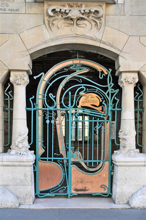 Les Plus Belles Portes D Couvrir Dans Les Rues De Paris Art Nouveau Architecture Art