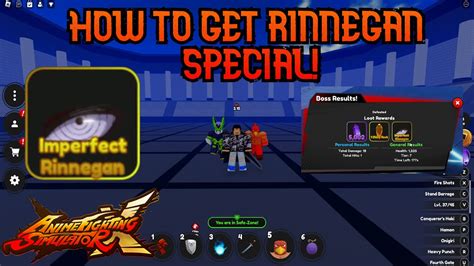 How To Get Rinnegan Special In Anime Fighting Simulator X Anime