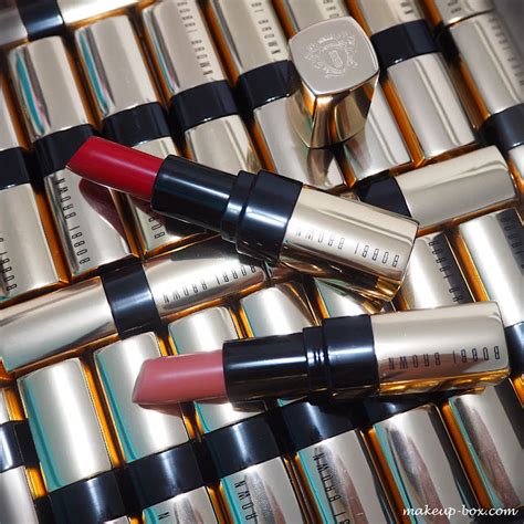 The Makeup Box Bobbi Brown Luxe Lip Color Swatches And First Impressions