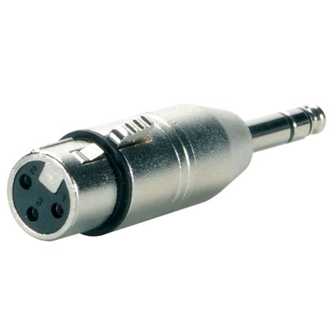 Xlr Female To 14 Stereo Male Adapter