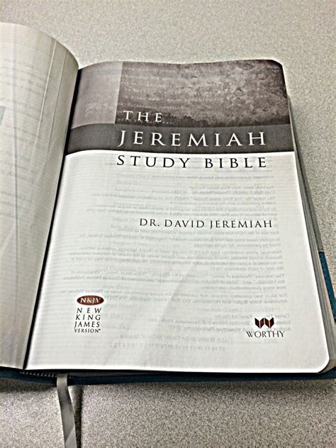 The Jeremiah Study Bible Jeremiah Study Bible Bible Study Bible