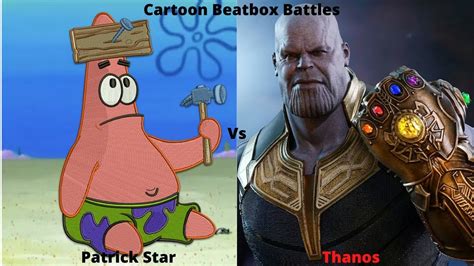 Support Him Thanos Vs Patrick Cartoon Rap Battles Reaction