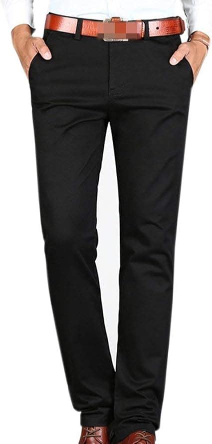 Mens Casual Pants Spring Autumn Fit Straight Solid Comfortable Color