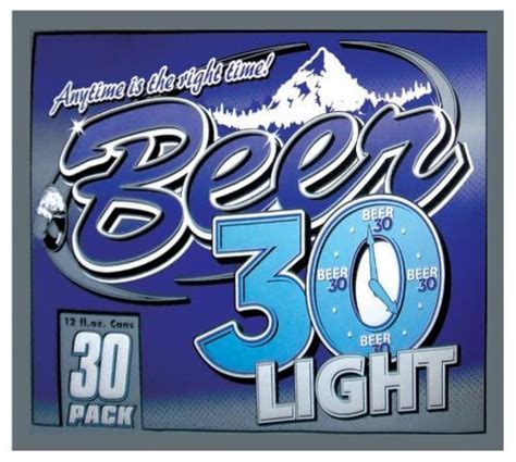Beer 30 Light 6 Cans12 Fl Oz Kroger