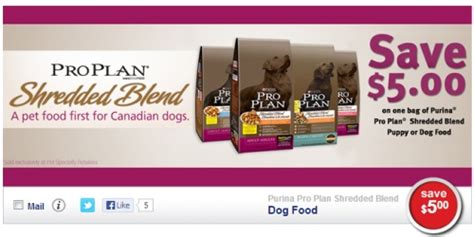 List includes verified coupons, promo codes, and printable coupons. Canadian Daily Deals: Purina Pro Plan $5 Off Coupon ...