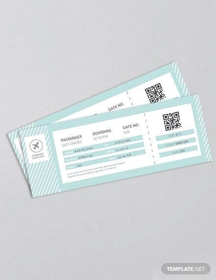 27 Travel Ticket Templates Psd Ai Word Free And Premium Templates