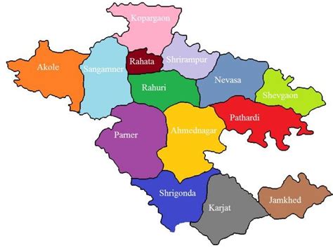 Maharashtra State Districts Along With Their District Maps