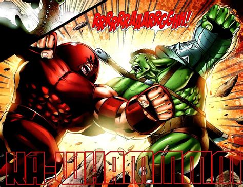 Hulk Vs Juggernaut Comic Art Community Gallery Of Comic Art