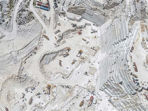 Aerial Views Of The Carrara Marble Mines By Bernhard Lang Aerial