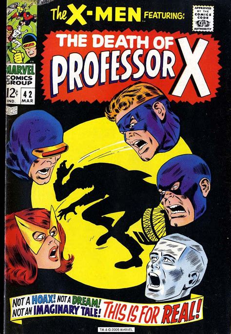 X Men 42 March 1968 Cover By John Buscema And Sam Rosen Marvel