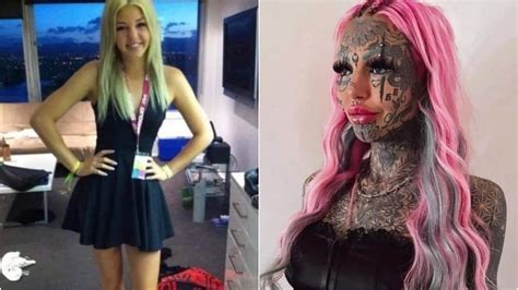 Viral News Dragon Girl Amber Lukes Shocking Model Photos Before