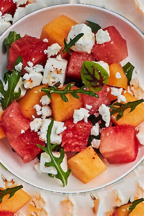 Salade melon pastèque