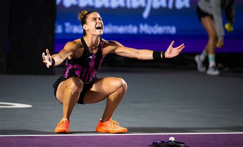 Watch Maria Sakkari Screams In Delight And Does Trademark Celebration After Qualifying For WTA