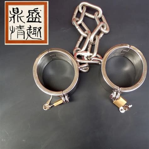 Buy Stainless Steel Legcuffs Female Male Bondage Restraints Slave Bdsm Fetish