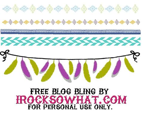 Free Blog Bling Borders And Dividers By Free Blog